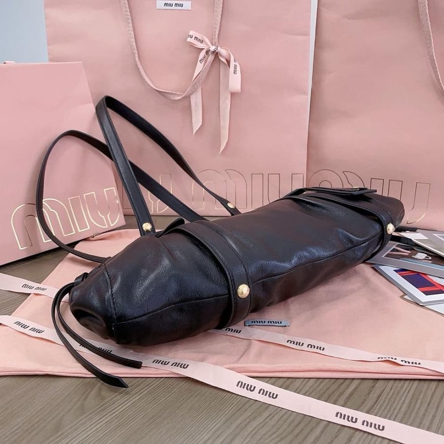 Miu Miu Joie nappa leather medium