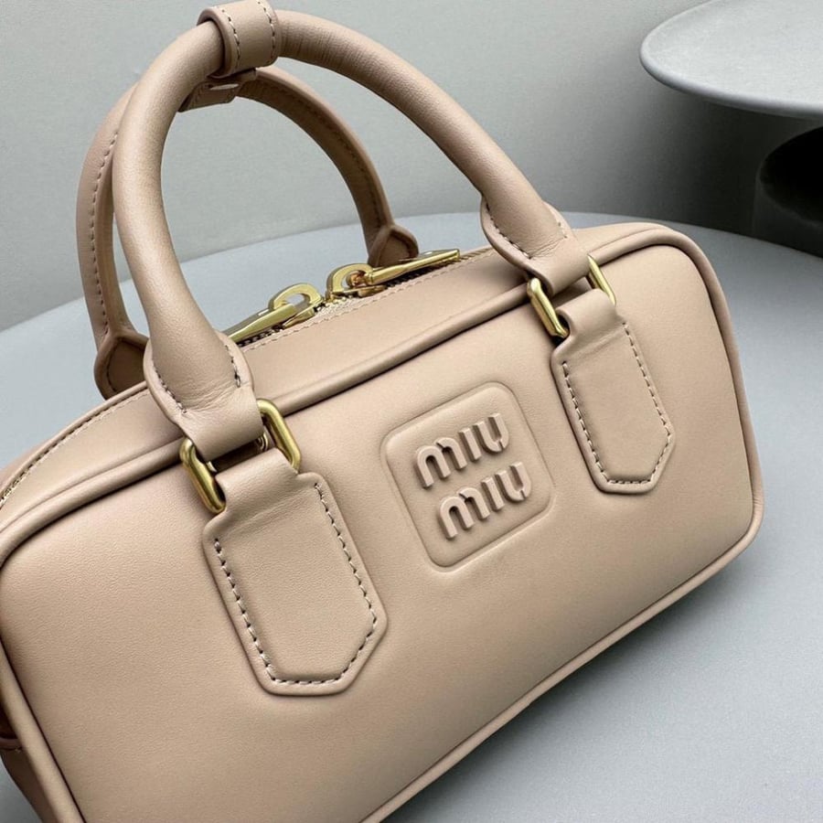 Miu Miu Arcadie leather regular bag