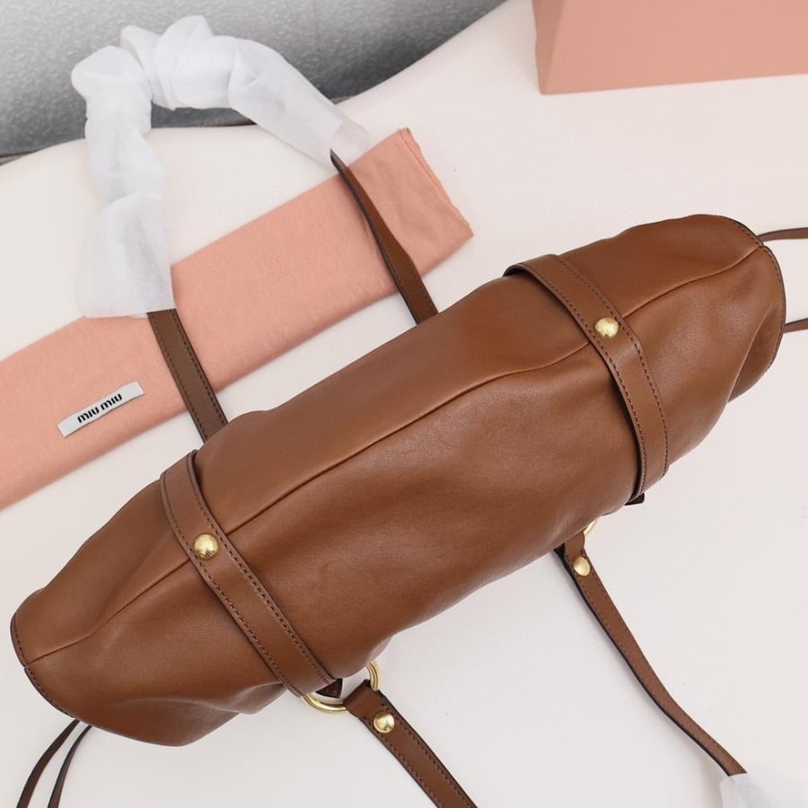 Miu Miu Joie nappa leather small