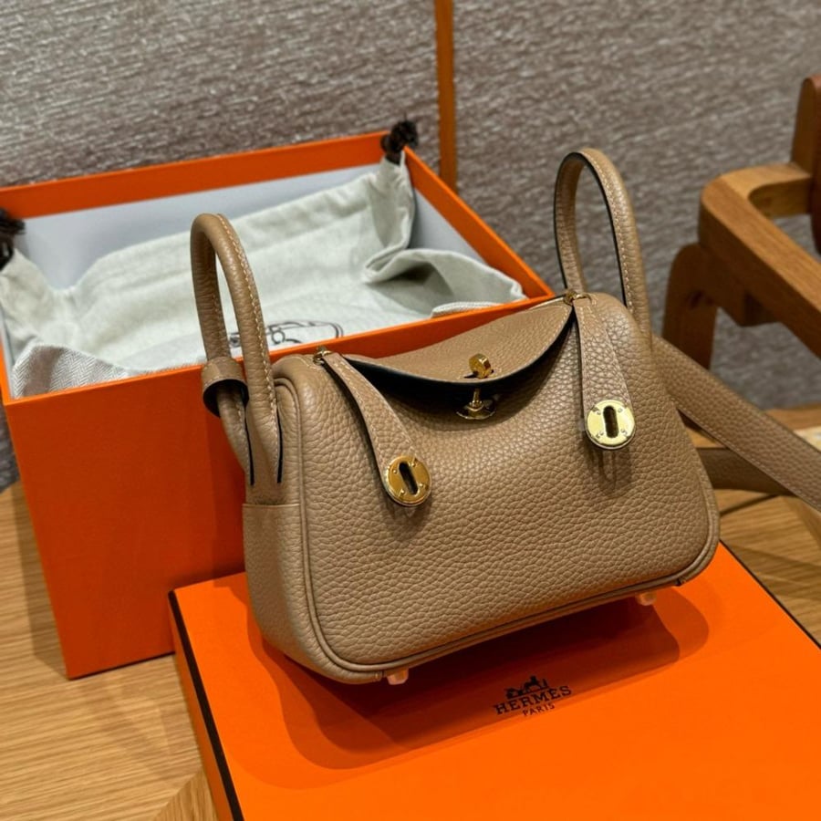 ارميز ليندي Lindy mini مقاس 19cm لون الهاردوير ذهبي