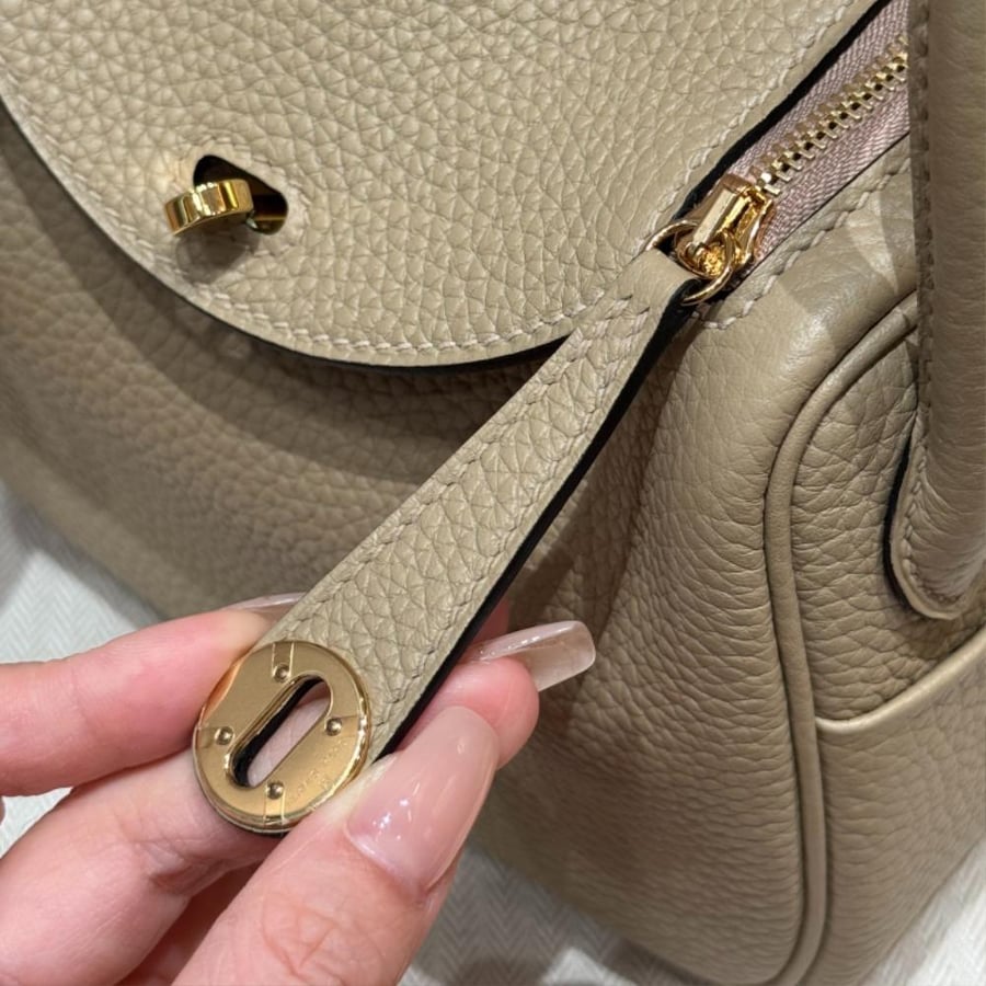 ارميز ليندي Lindy mini مقاس 19cm لون الهاردوير ذهبي