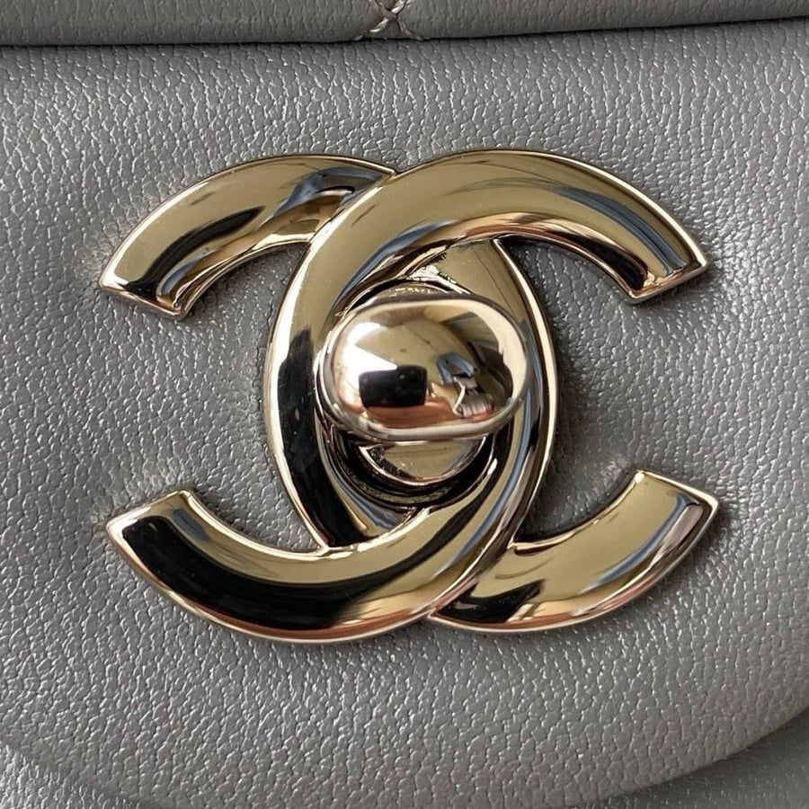 Chanel Classic Mini Leather Lamb Skin Bag Size 20cm