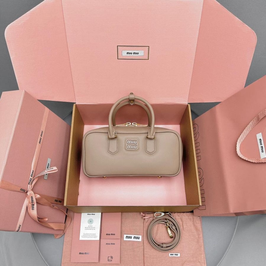 Miu Miu Arcadie leather LARGE