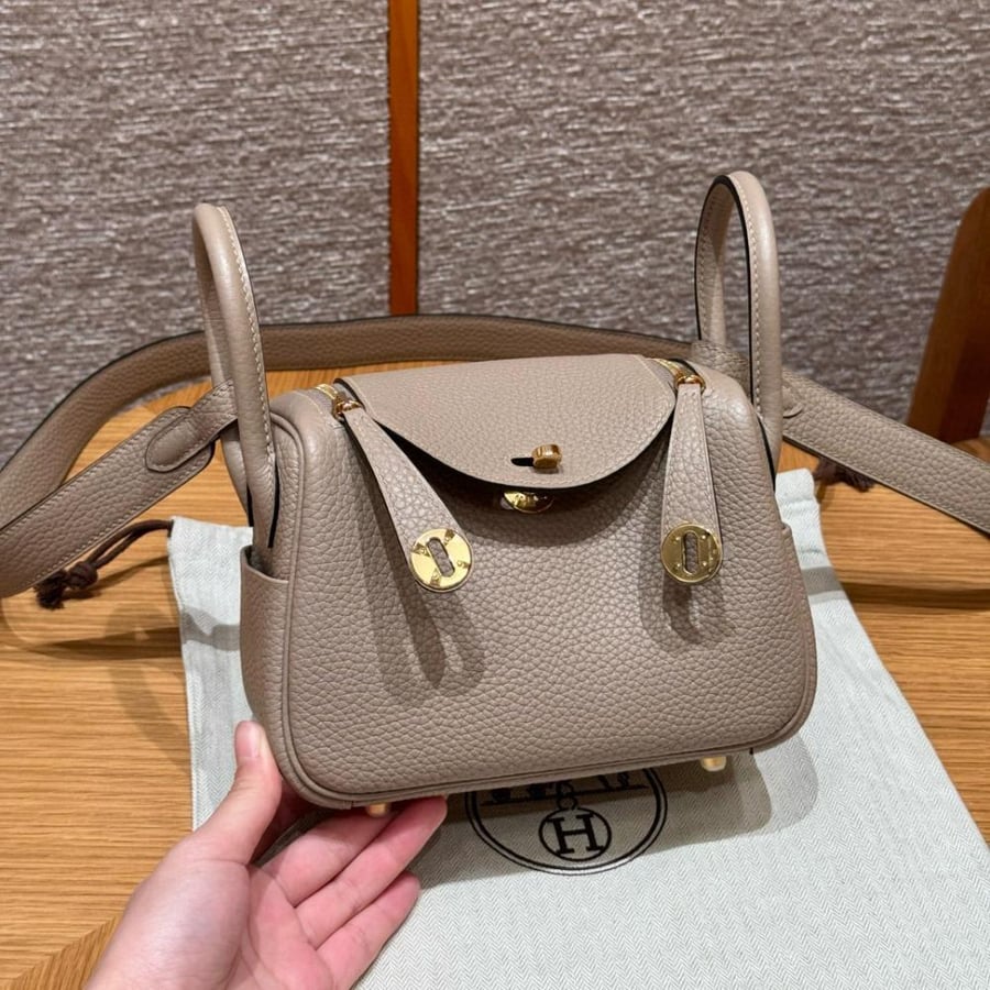 ارميز ليندي Lindy mini مقاس 19cm لون الهاردوير ذهبي
