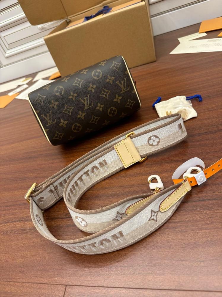 لويس فيتون سبيدي 20 Speedy Bandoulière ستراب حوافها بيج