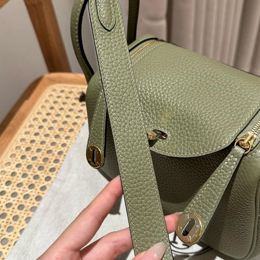 ارميز ليندي Lindy mini مقاس 19cm لون الهاردوير ذهبي