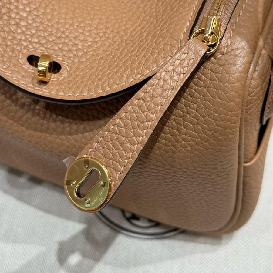 ارميز ليندي Lindy mini مقاس 19cm لون الهاردوير ذهبي