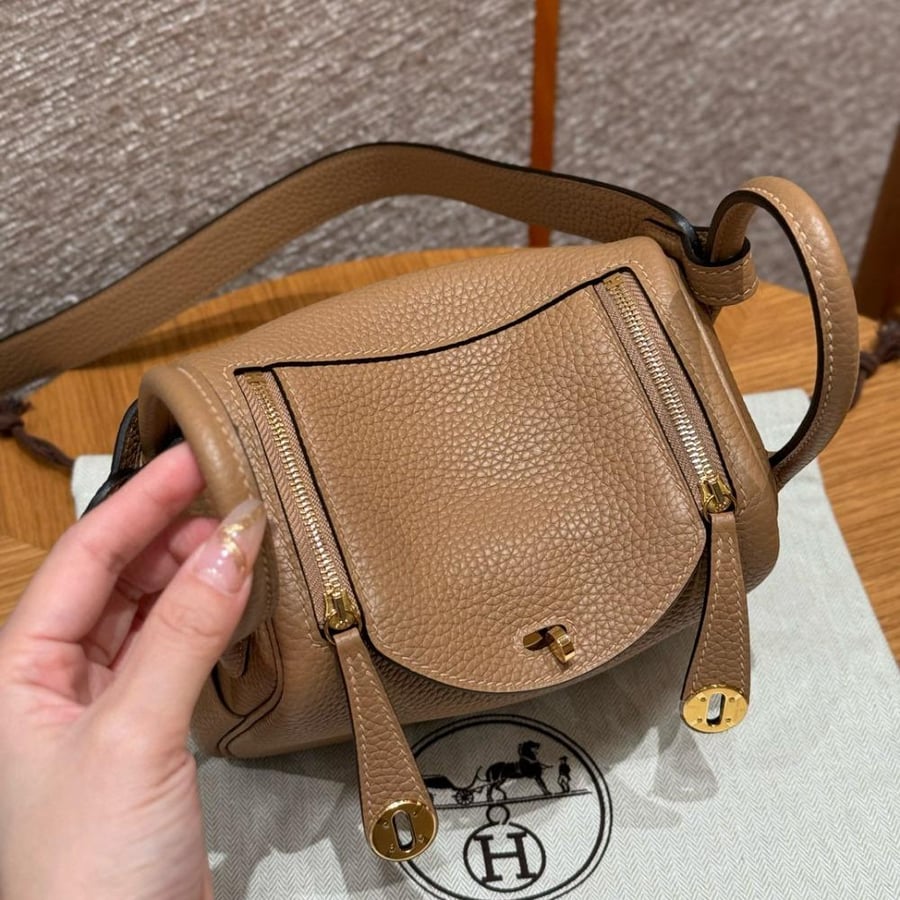ارميز ليندي Lindy mini مقاس 19cm لون الهاردوير ذهبي