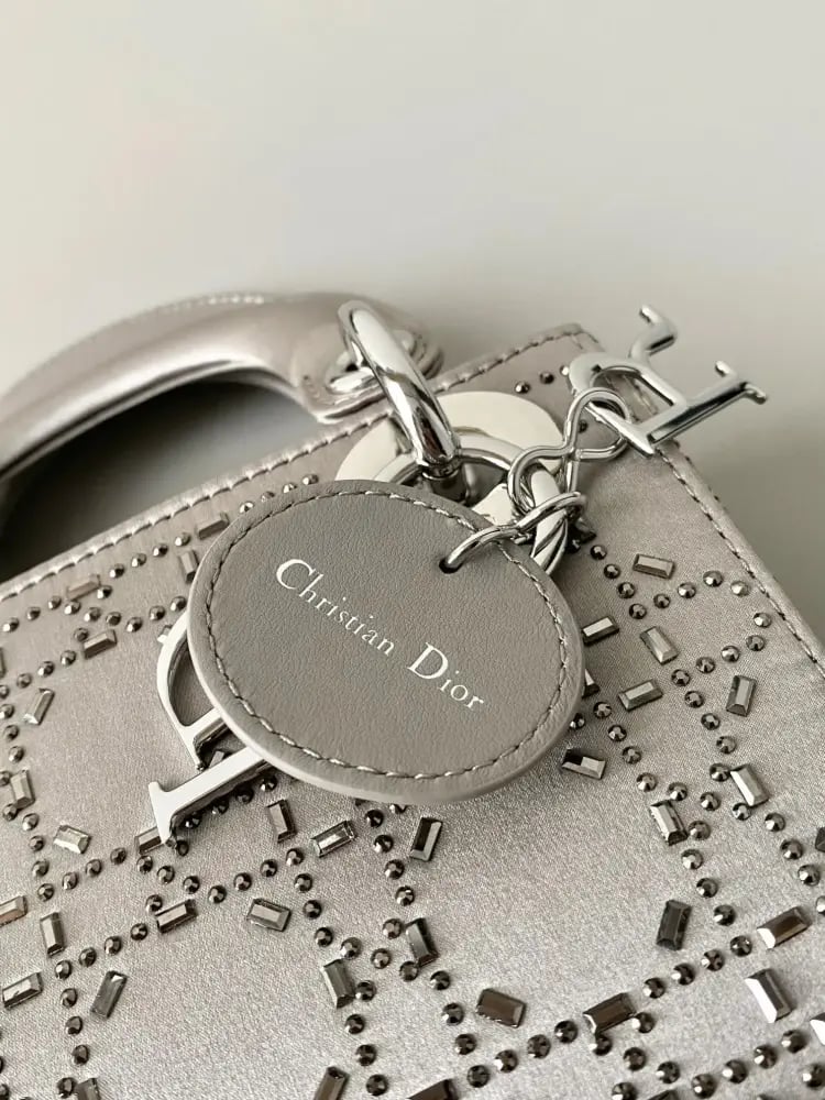 Mini Lady Dior Bag مقاس ميني (كريستال)