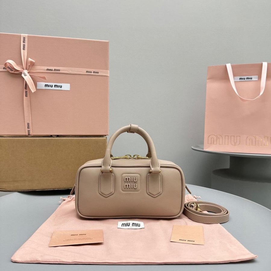 Miu Miu Arcadie leather regular bag