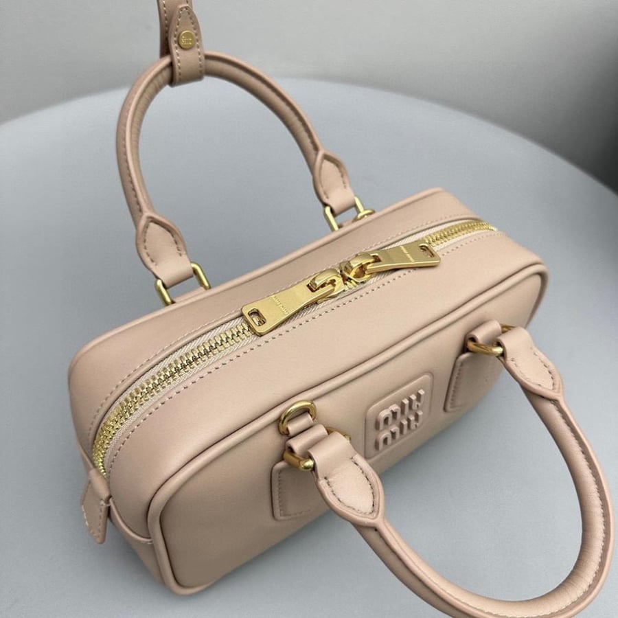 Miu Miu Arcadie leather regular bag