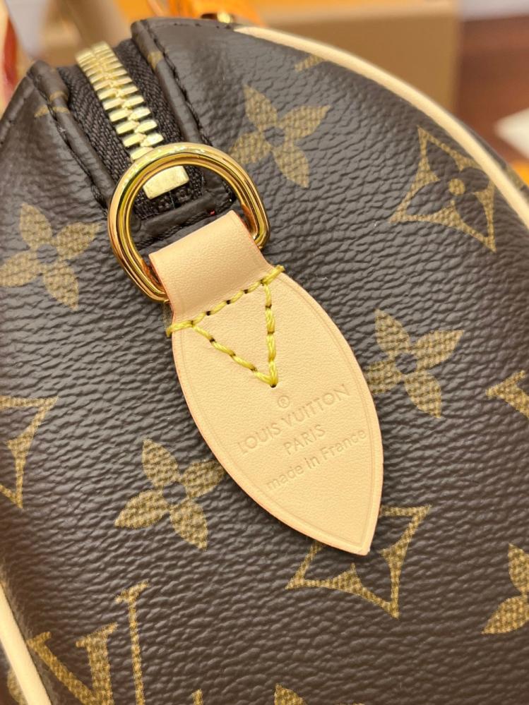 لويس فيتون سبيدي 20 Speedy Bandoulière ستراب حوافها سوداء