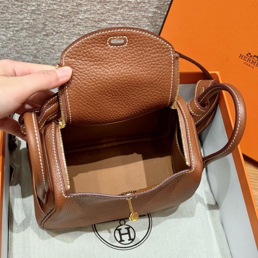 ارميز ليندي Lindy mini مقاس 19cm لون الهاردوير ذهبي