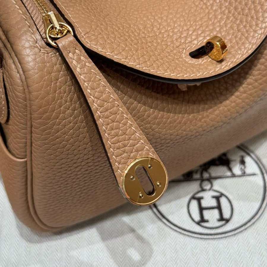 ارميز ليندي Lindy mini مقاس 19cm لون الهاردوير ذهبي