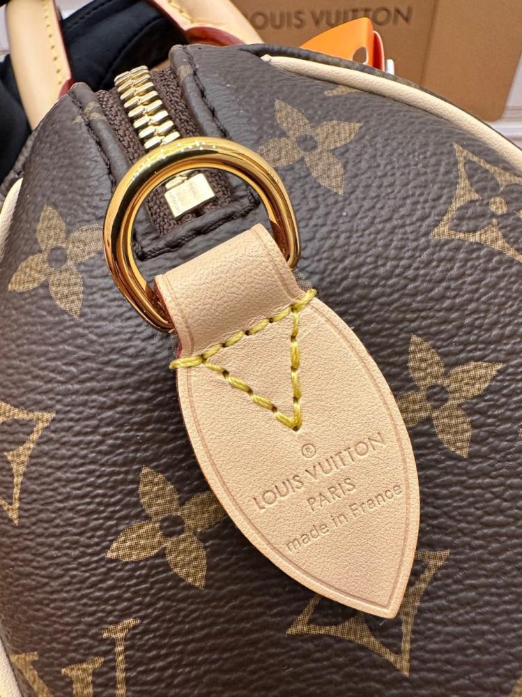 لويس فيتون سبيدي 20 Speedy Bandoulière ستراب حوافها بيج