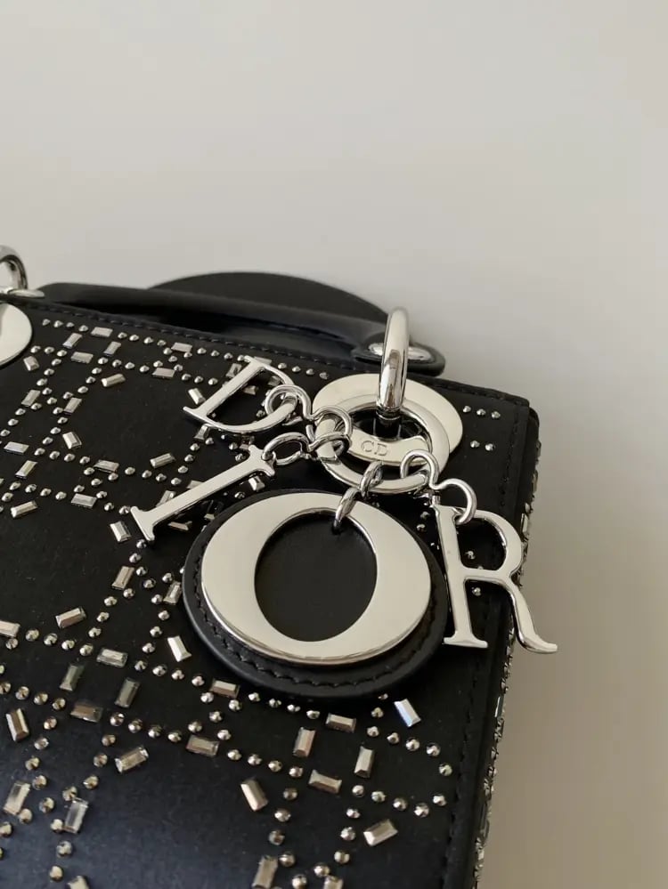 Mini Lady Dior Bag مقاس ميني (كريستال)