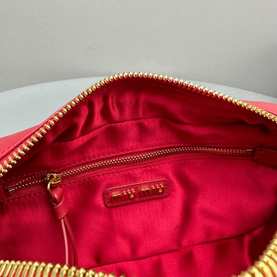 Miu Miu Arcadie leather regular bag