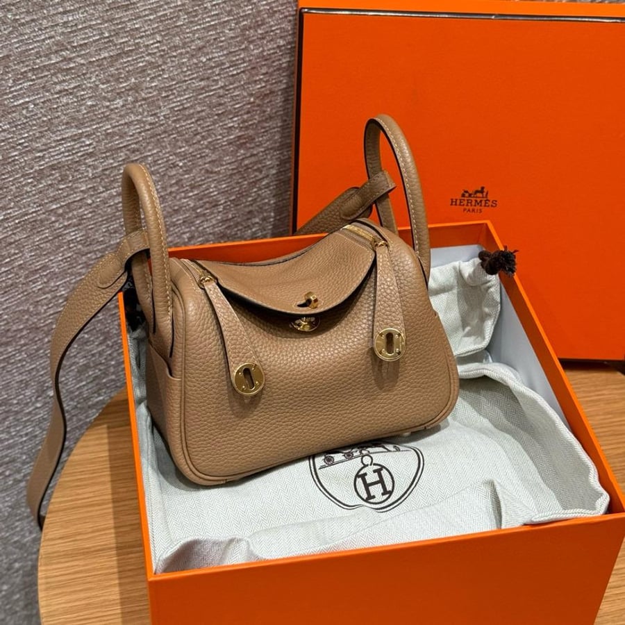 ارميز ليندي Lindy mini مقاس 19cm لون الهاردوير ذهبي