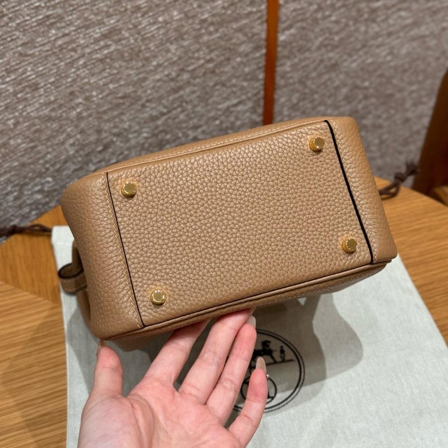ارميز ليندي Lindy mini مقاس 19cm لون الهاردوير ذهبي