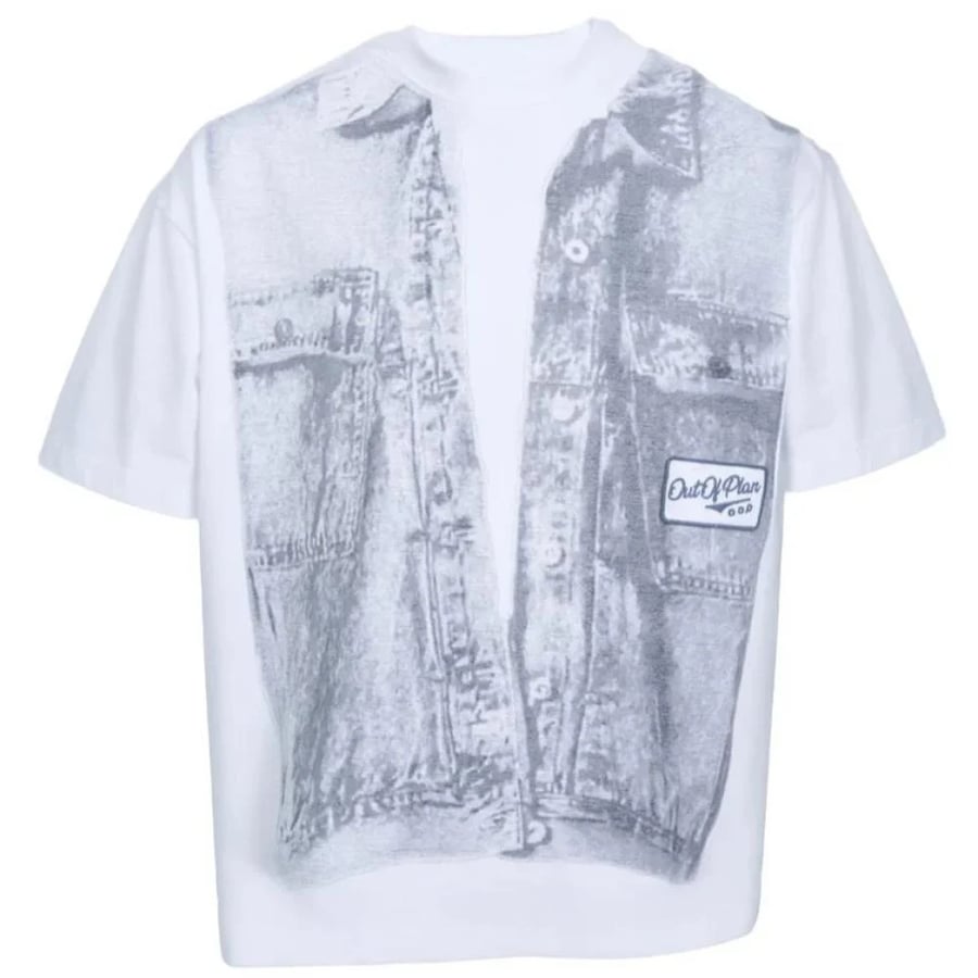 White vest T-shirt