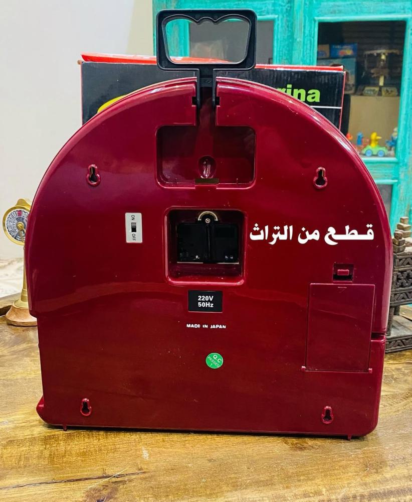 Among the rare items; a clock from the advertising of Corina company for electrical tools; large size, operates on 220-volt electricity; stored in a carton; made in Japan