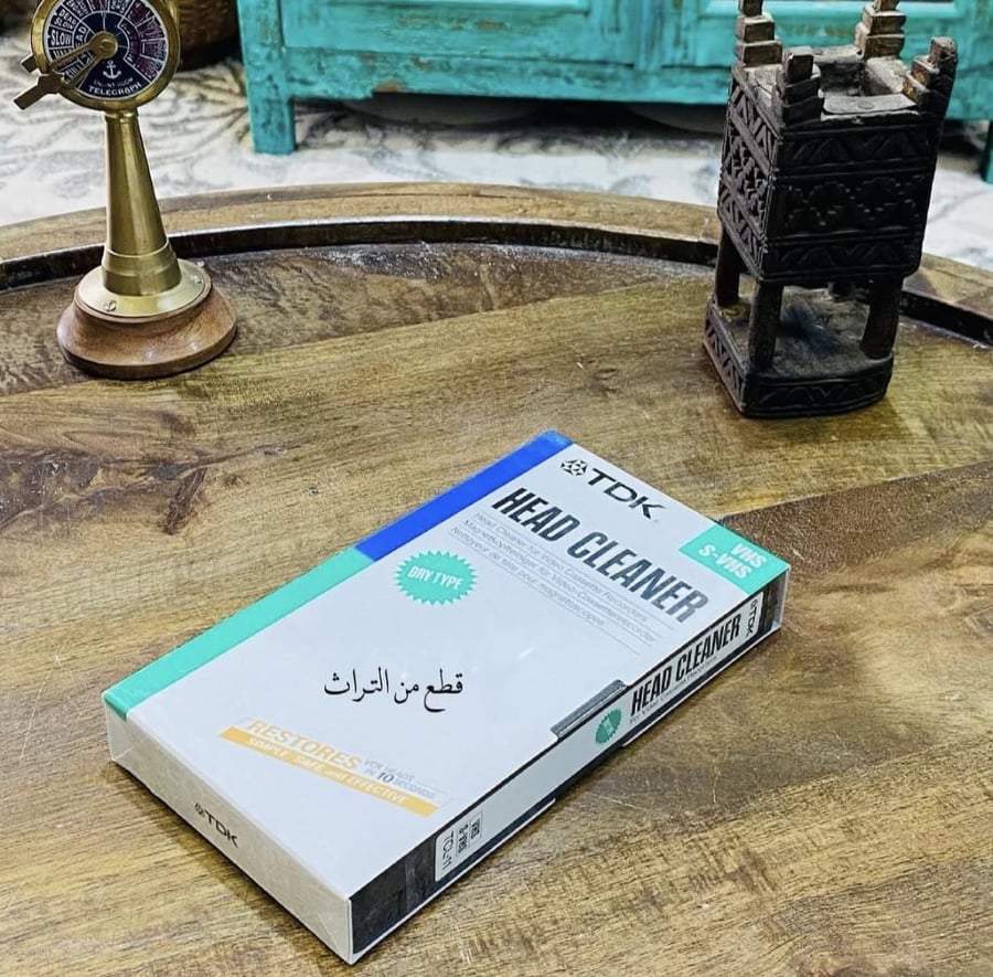 من البنود المميزة؛ شريط تنظيف الڤيديو قديم مخزن تخزين ممتاز بغلاف المصنع؛ صناعة اليابان