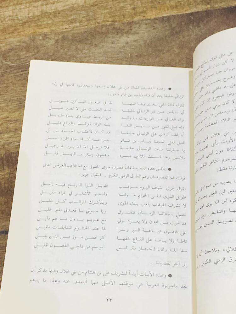 من البنود المميزة؛ كتاب الشعر النبطي أصوله وفنونه وتطوره؛ طبع عام ١٤١١هـ