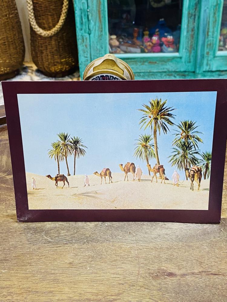 من النوادر؛ كرت بريدي بمنظر جميل؛ يوجد خلف الكرت معلومات توضيحية عنه إضافةً إلى ظرف خاص به؛ كانت الرسائل تكتب داخل هذا الكرت وتوضع داخل الظرف وترسل بالبريد فترة السبعينات وبداية الثمانينات الميلادية (مقتنى مميز جداً)