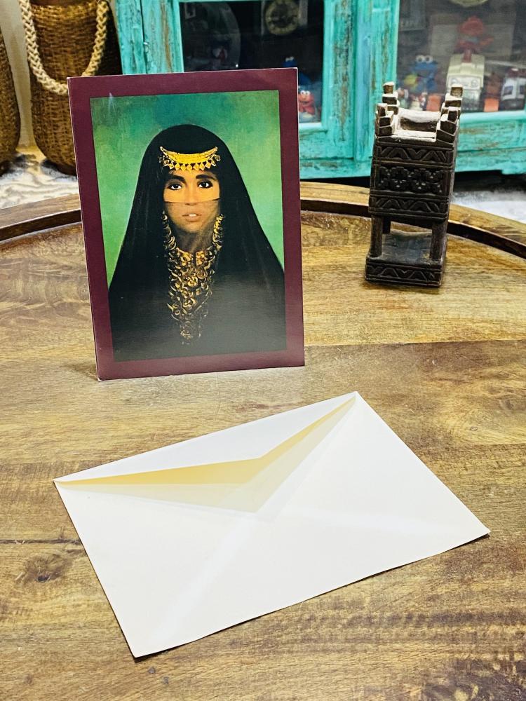 من النوادر؛ كرت بريدي بمنظر جميل؛ يوجد خلف الكرت معلومات توضيحية عنه إضافةً إلى ظرف خاص به؛ كانت الرسائل تكتب داخل هذا الكرت وتوضع داخل الظرف وترسل بالبريد فترة السبعينات وبداية الثمانينات الميلادية (مقتنى مميز جداً)