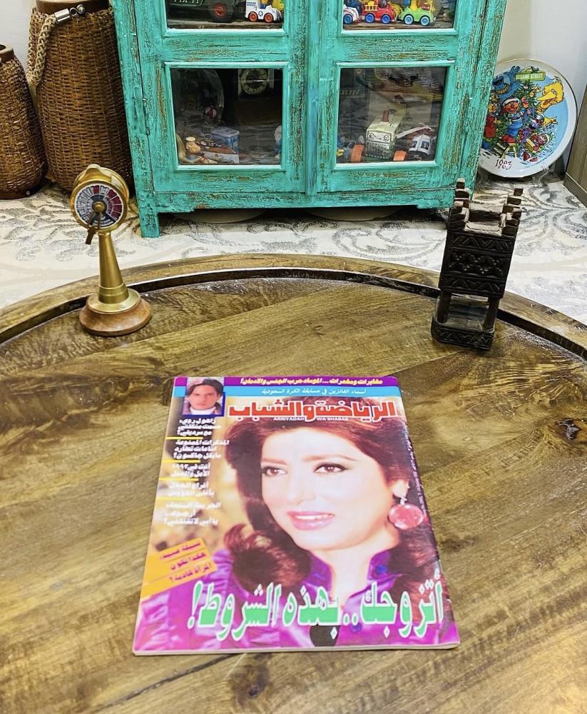 من النوادر؛ مجلة الرياضة والشباب عام ١٤١٢هـ بحالة المطبعة؛ وتناولت تغطية عن حياة الفنان الراحل فريد الأطرش (م)