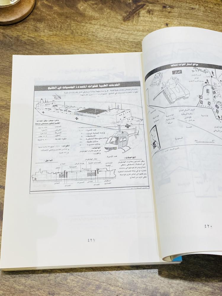 كتاب بعنوان تفاصيل حرب الخليج وتحرير الكويت طبع عام ١٤١٤هـ