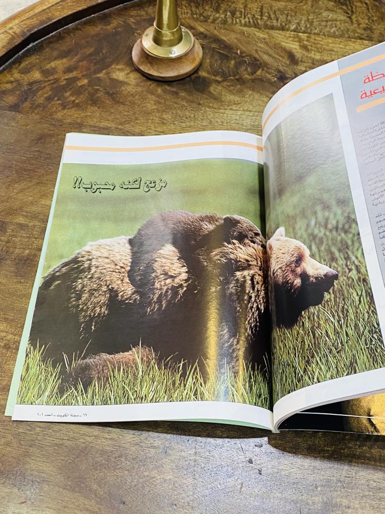 من البنود المميزة؛ مجلة الكويت عام ١٩٩٣م بداخلها العديد من الصور والأخبار الفنية