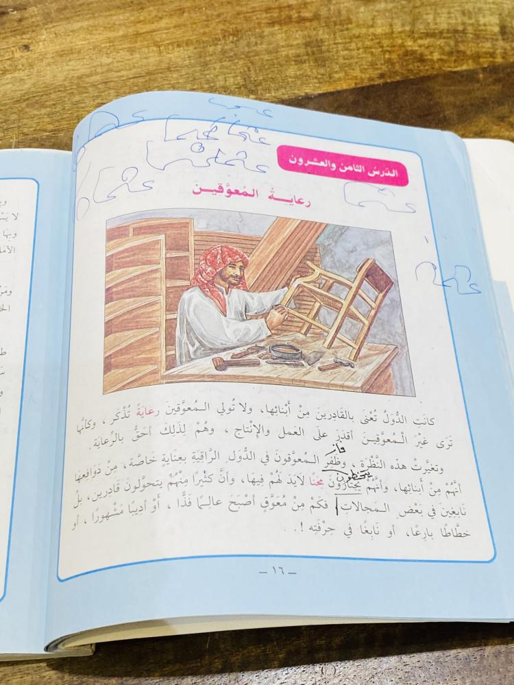 كتاب القراءة والمحفوظات للصف السادس الإبتدائي عام ١٤١٢هـ