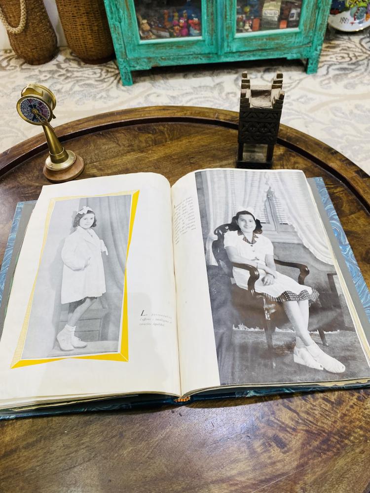 One of the very rare items; a very luxurious volume in French on the occasion of King Farouk's birthday and his marriage in 1951 AD, about 75 years ago, full of pictures.