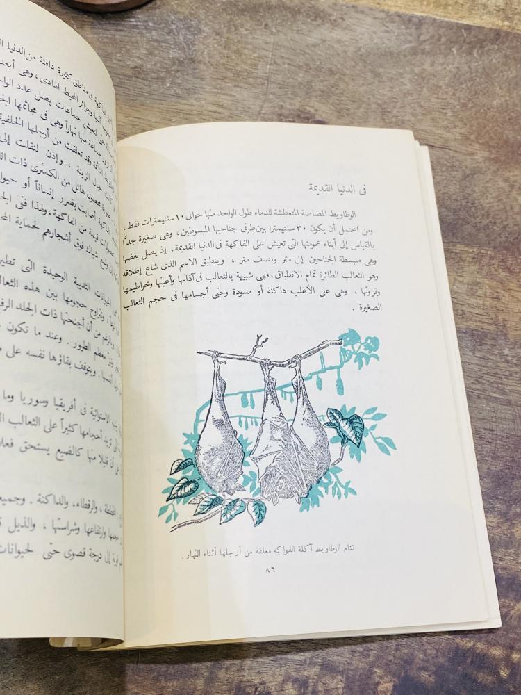 من البنود المميزة؛ كتاب بعنوان الغريب في عالم الحيوانات طبع عام ١٩٦٣م