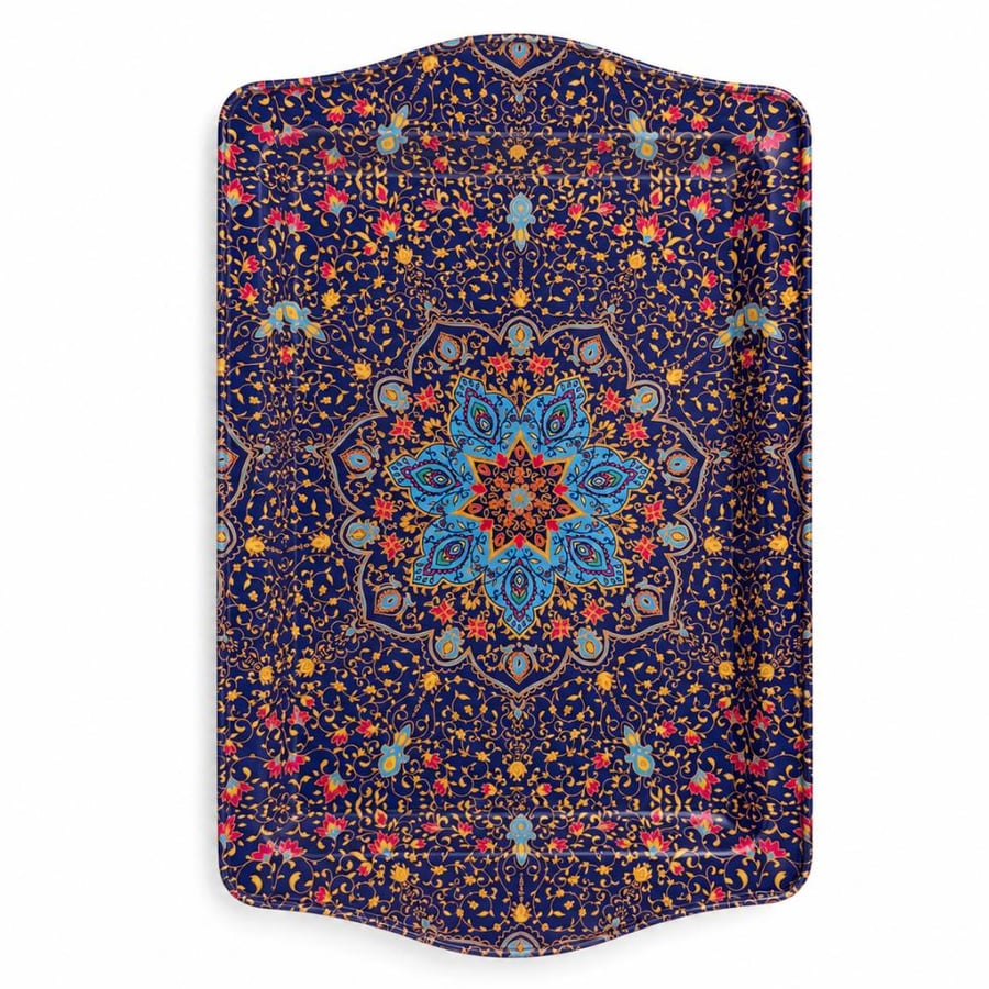 Galaxy Mandala Metal Serving Tray | Saudi Souvenir