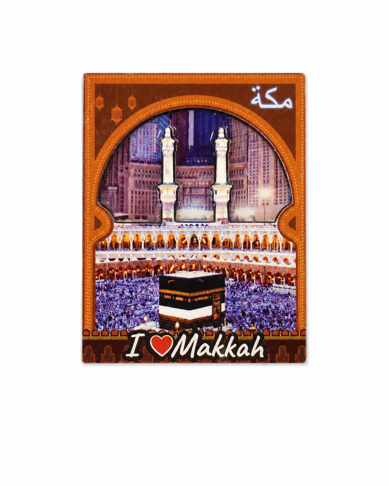 I Love Makkah Kaaba Magnet | Saudi Souvenir