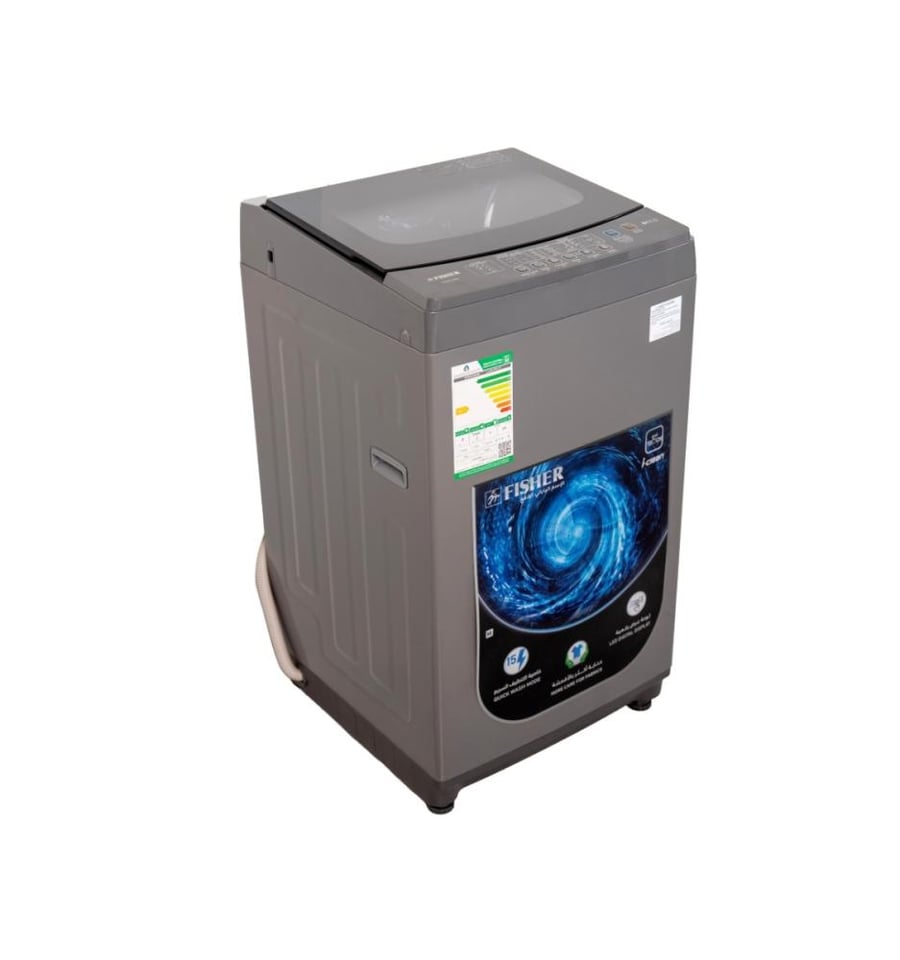 Fisher washing machine 8 kg top stainless