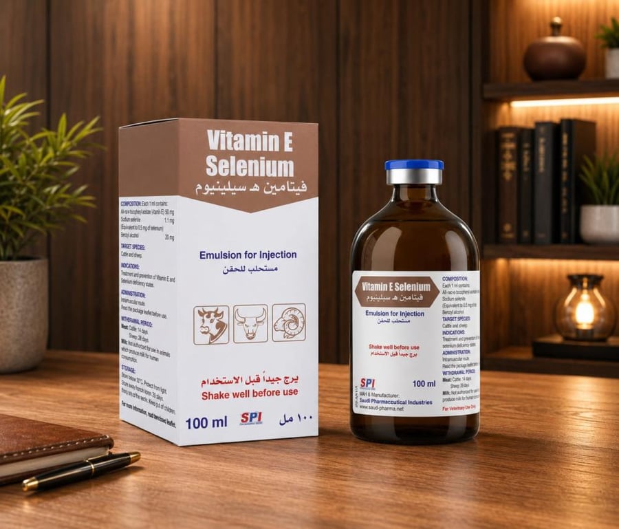 فيتامين هـ سيلنيوم حقن(100) VITAMIN E SELENIUM