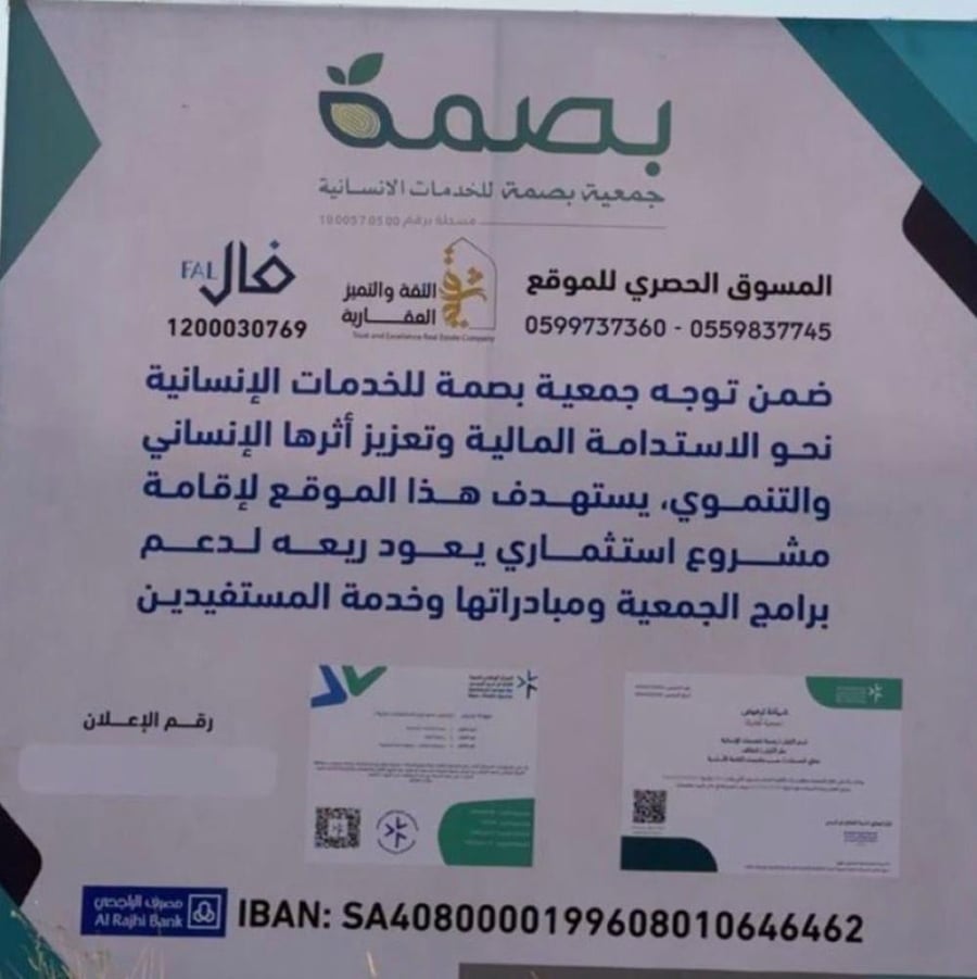 أرض استثمارية للجمعية