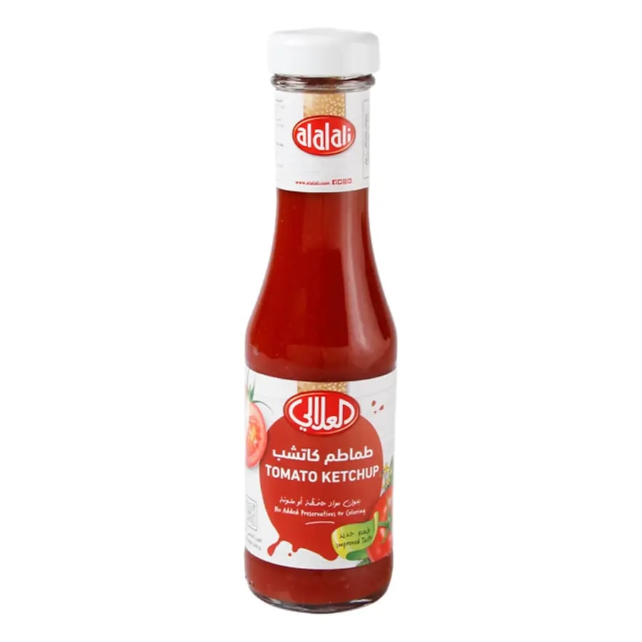 العلالي كاتشب طماطم  زجاج  12 *  340 جم