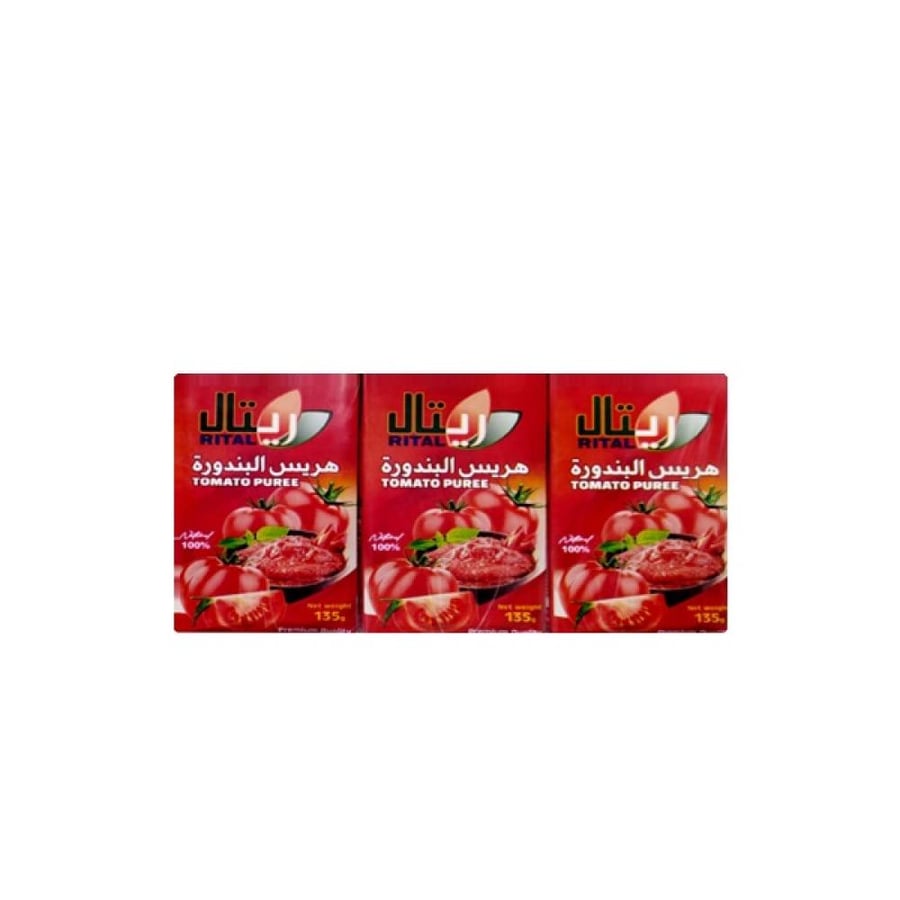 ريتال معجون طماطم  135 جم *48