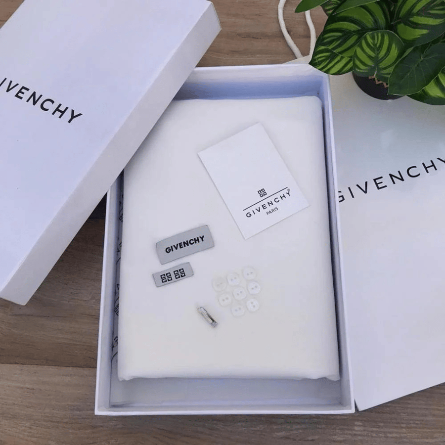 Givenchy white fabric