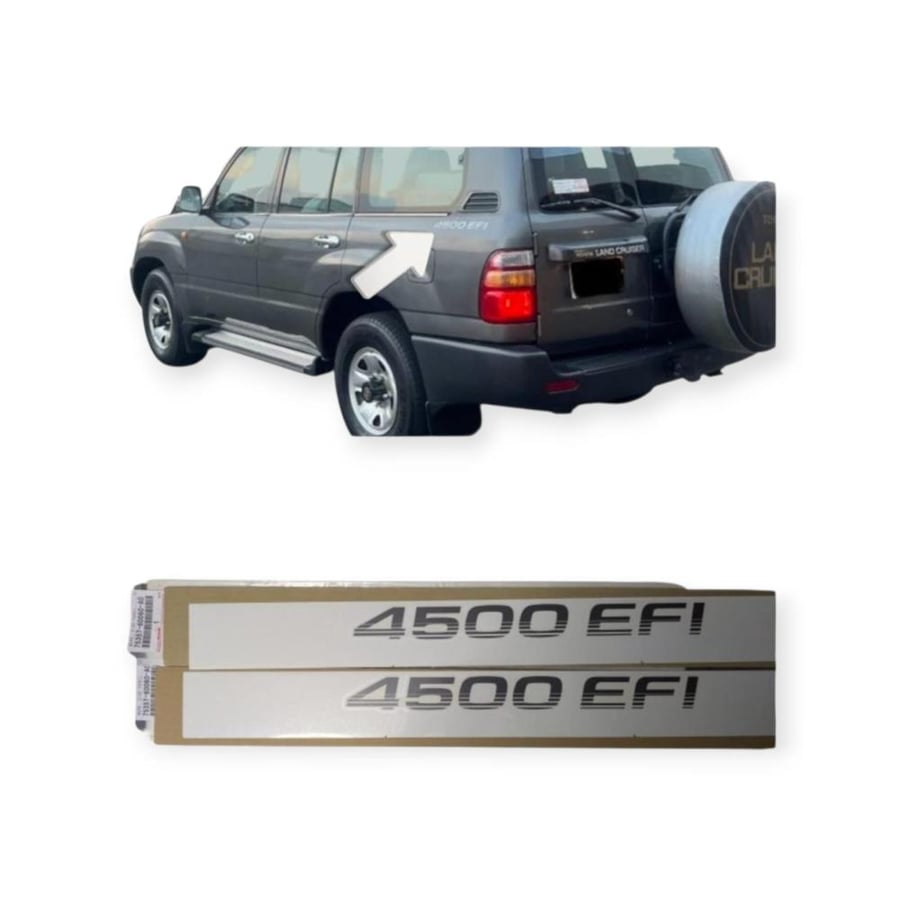 علامة 4500 لاندكروزر 98 - 2007 فضي اصلي