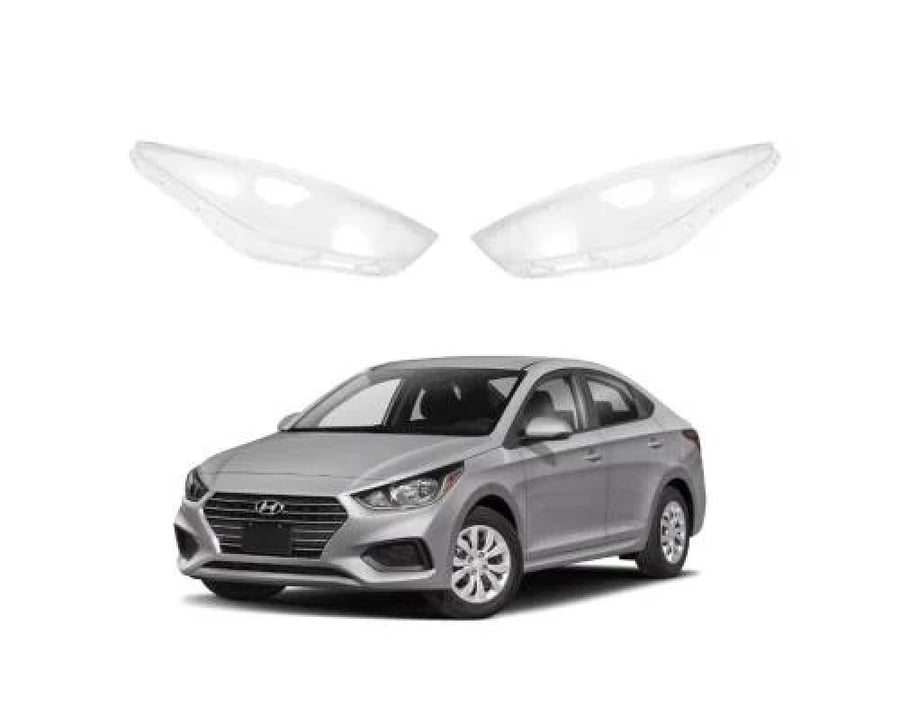 Set of headlight glass for Accent 2021