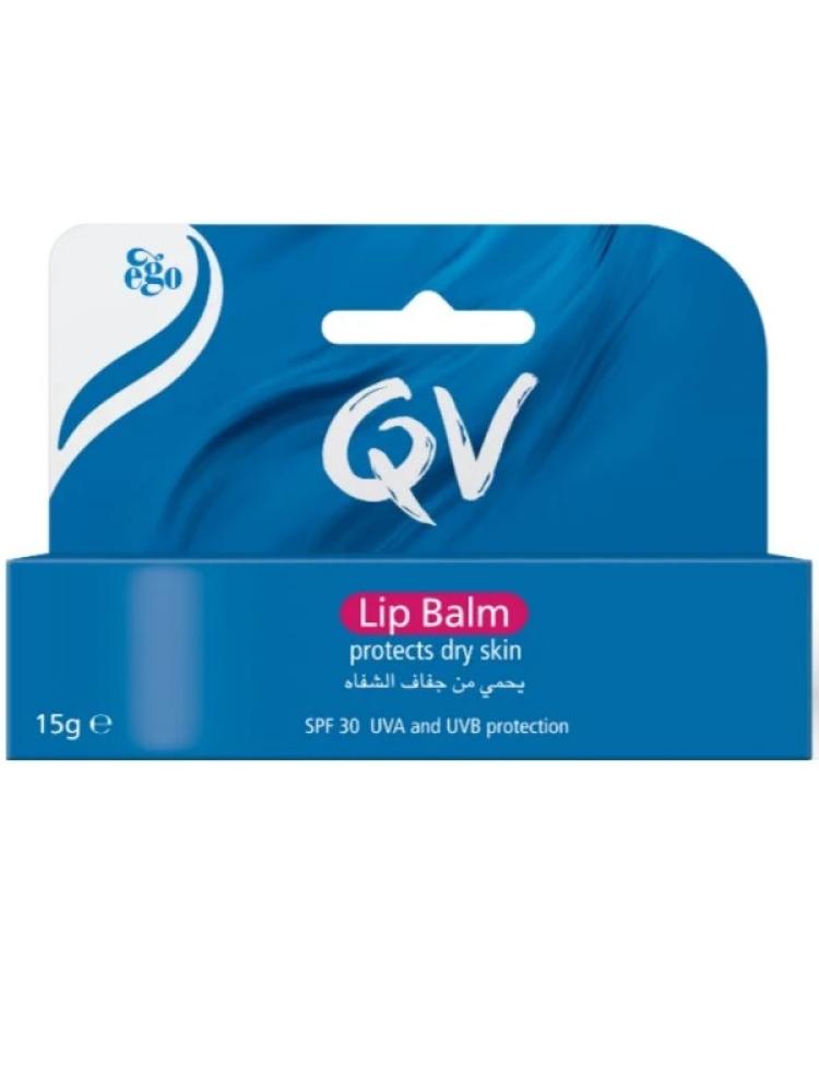 QV | مرطب الشفاه الطبي – حماية وترطيب طويل الأمد للشفاه الجافة والمتشققة – 15 جم
