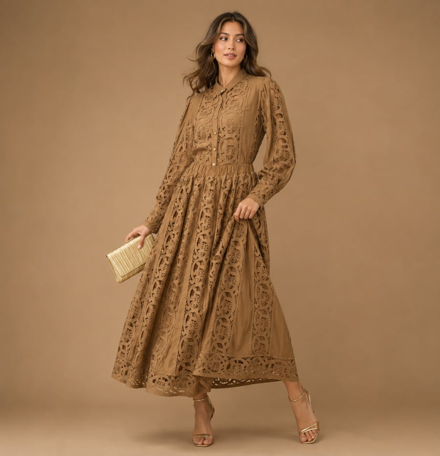 طقم بلوزه وتنوره ( مقاس L )