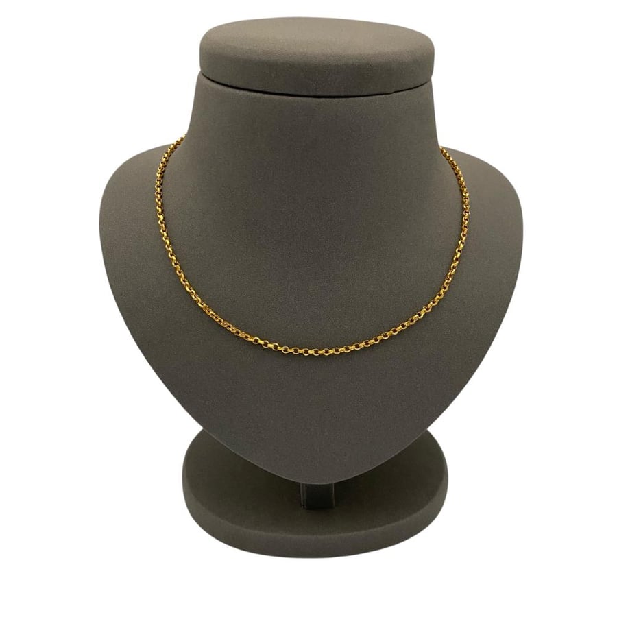 Gold necklace 21 karat weight 4.40 grams