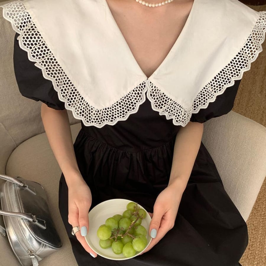 فستان بناتي على طراز الكوري