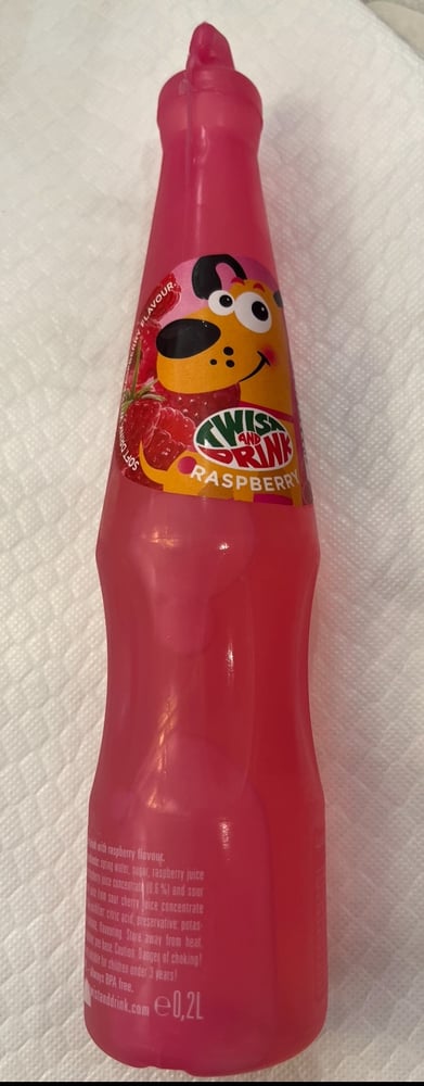 Open and drink with cherry flavor